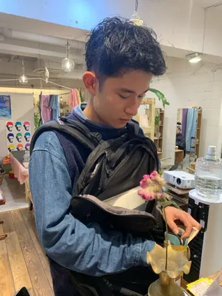 ショート パーマ メンズ 【takk】 ナカヤママサヨシのヘアスタイル