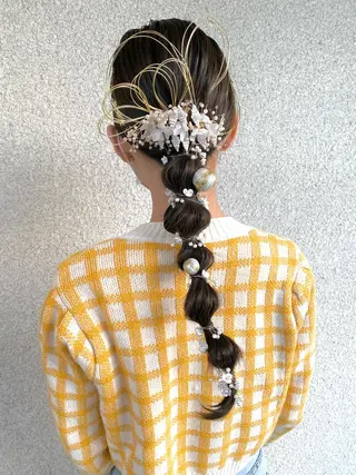 ロング 桑原 菜摘のヘアスタイル