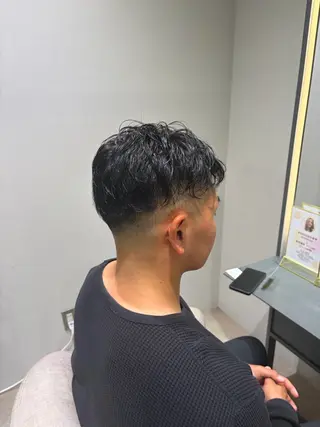 メンズ 平日カットモデル¥0 高岡/山崎開世のヘアスタイル