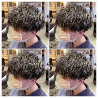 カラー パーマ メンズ 💎髪質改善／艶髪 荻原💎のヘアスタイル