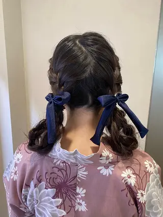 ヘアアレンジ 艶カラー🌸アレンジ 🌹Sally🕊️のヘアスタイル