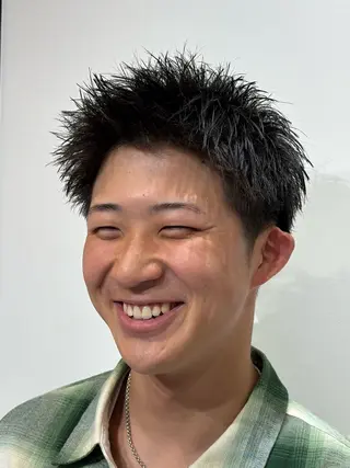 ショート メンズ 【店長】メンズ職人 短髪　ハイトーン🔥のヘアスタイル
