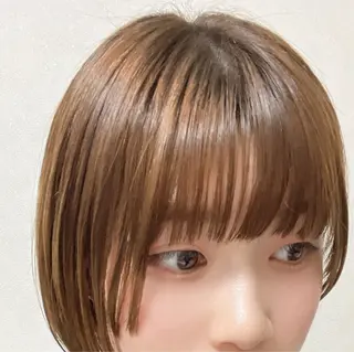ヘアアレンジ まとまるツヤ髪カット ┆たんげ なるみのヘアスタイル