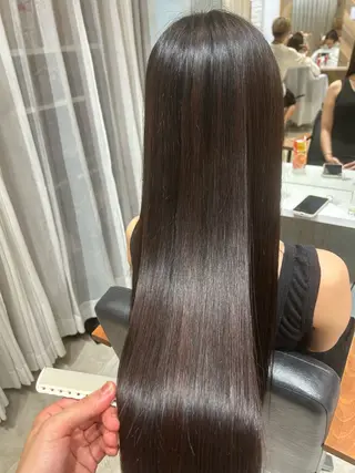 ロング 【ボブ/縮毛矯正 /髪質改善】motoのヘアスタイル