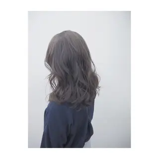 ミディアム カラー 永岡 鉄平のヘアスタイル
