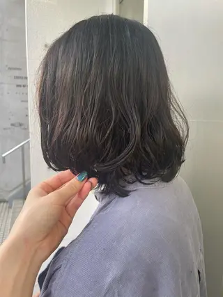 ミディアム パーマ ヘアアレンジ 8HAIR / MAYUのヘアスタイル