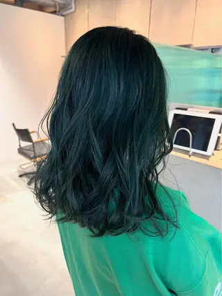 セミロング カラー 🌐👽フクイ キララ🌎💎のヘアスタイル
