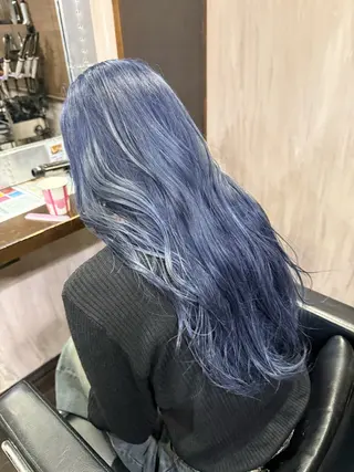 ロング カラー メンズカット/パーマ 艶カラーTAIGA︎のヘアスタイル