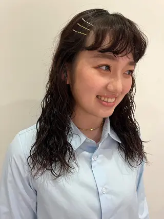 パーマ 櫻井 莉子のヘアスタイル