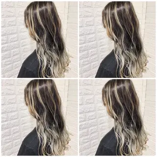 ロング カラー ハイトーン/ブリーチ 山崎　悠次のヘアスタイル