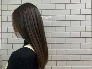 セミロング カラー 💎艶髪💎縮毛矯正 /髪質改善/ひかるのヘアスタイル