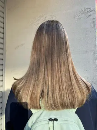 ロング マホ/日吉/髪質改善 /レイヤー/ガーリーのヘアスタイル