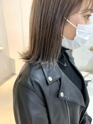 ミディアム La Lauren所属・ダブルカラー/透明感 💈JUNYA💈のヘアスタイル
