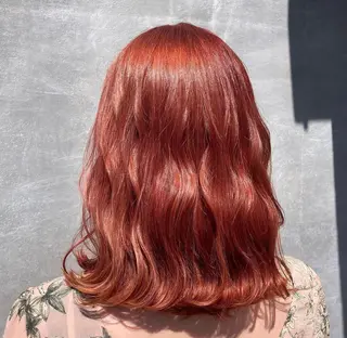 ミディアム カラー 青田 明日海のヘアスタイル