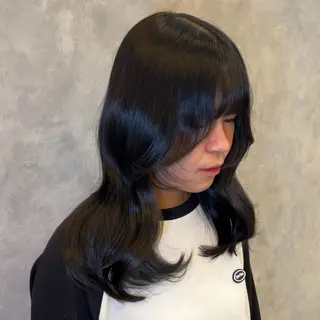 ロング Agu hair aubel 長岡古正寺所属・🩷縮毛矯正特化🩷 ブリーチ毛でも可のヘアスタイル