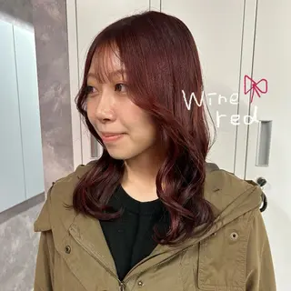 カラー 🧃暖色カラー/🪷 アレンジ/　yunaのヘアスタイル