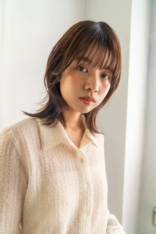 ミディアム カラー green ueno所属・ウチダ 🦖✨艶カラーのヘアスタイル