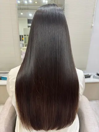 ロング 髪質改善×縮毛矯正 Core 片山健太のヘアスタイル