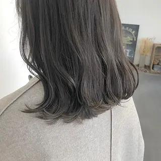 ミディアム カラー GPIP 近藤沙樹のヘアスタイル