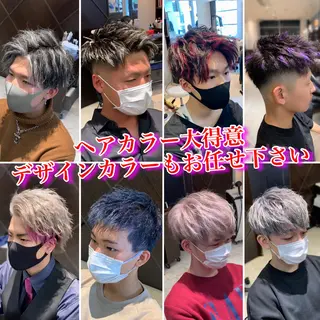 カラー メンズ メンズ専門　井藤 雅也のヘアスタイル