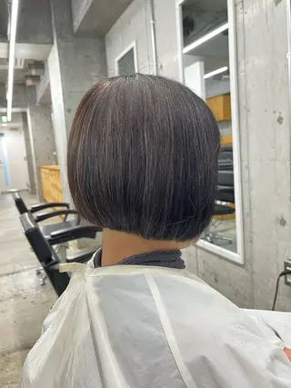 ショート ラフィスヘアードープ所属・👑髪質改善wカラー /ハイトーン/アユカのヘアスタイル
