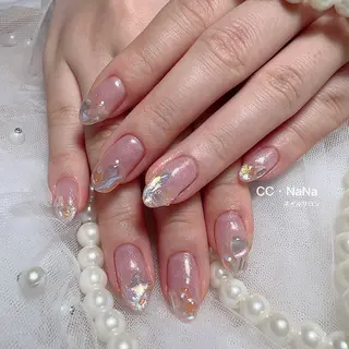 ネイル CC NaNa ワンホンネイル🌙Nのネイルデザイン