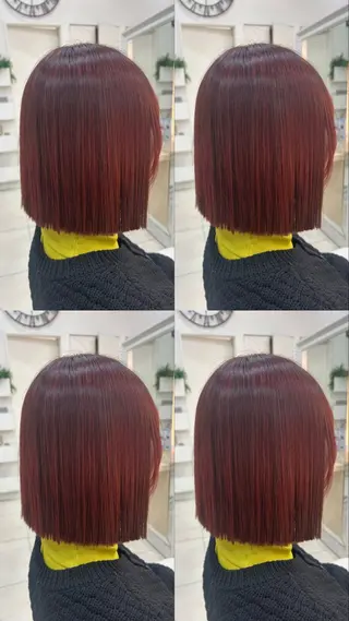 ミディアム カラー パーマ 髪質改善/艶カラー/ メンズパーマ/鈴木のヘアスタイル