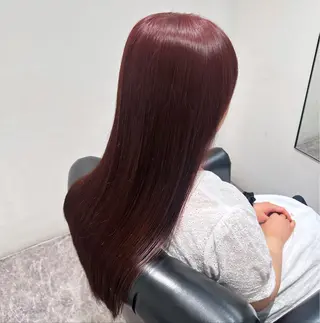 ロング Mio｜ぱつっとボブ ｜髪質改善ストレートのヘアスタイル