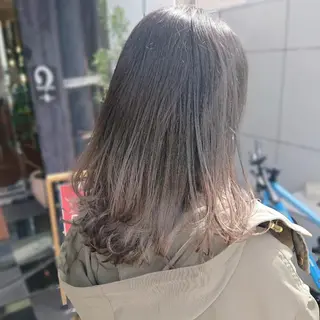 ミディアム カラー 古指 匠巳のヘアスタイル