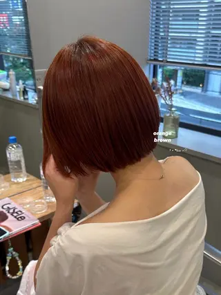 ショート カラー 暖色カラー/レイヤー 🌙 オノユリカのヘアスタイル