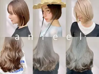 ロング カラー KEIGO/ ブリーチ、矯正特化のヘアスタイル