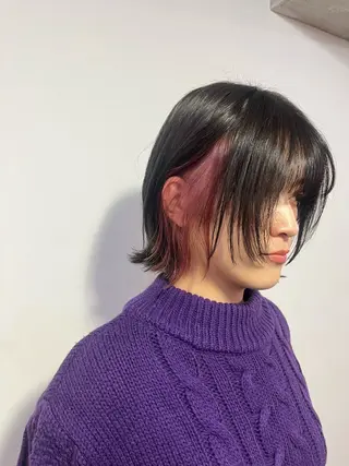 カラー 髪質改善／縮毛矯正 関根青葉のヘアスタイル