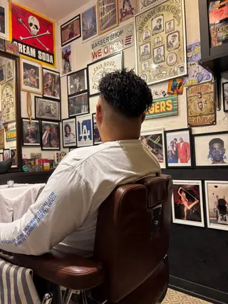 ショート パーマ メンズ CribHoodbarbershop所属・白井 昇太のヘアスタイル