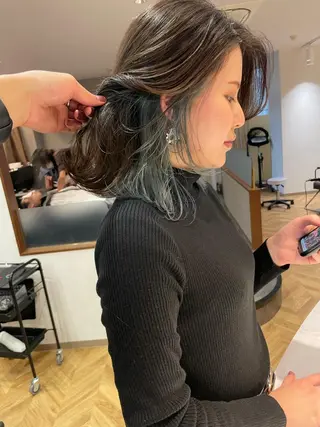 セミロング VEGA天神 ブリーチのヘアスタイル