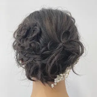 ミディアム 💫お呼ばれヘア💫 髪質改善✨トモエ市川のヘアスタイル