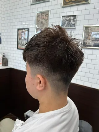 ショート メンズ B.B.Cams西原店所属・無料モデル募集中‼️ 安座間💈のヘアスタイル