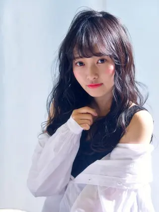 カラー RINA 🩵のヘアスタイル