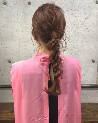 ヘアアレンジ 江原 彩華のヘアスタイル