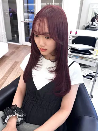 ロング カラー ParveMix NANOのヘアスタイル