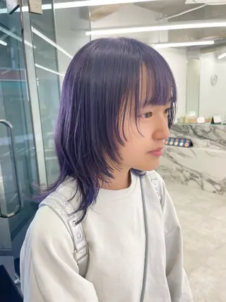 ミディアム カラー ヘアアレンジ 【Sweep】おじま のぞみのヘアスタイル