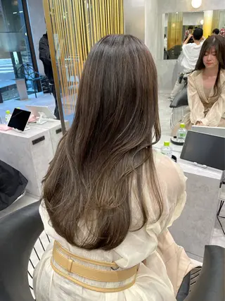 セミロング カラー CITY所属・後藤啓太 レイヤー ハイトーンのヘアスタイル