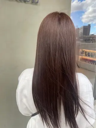 ロング 💎曲がる縮毛矯正 の神💎/大曽根のヘアスタイル