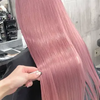 ロング ハイトーン×エクステ 💞くるみのヘアスタイル