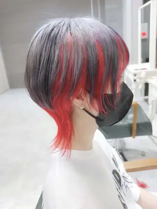 ショート ヘアアレンジ カラー メンズ Days 透明感カラーのヘアスタイル