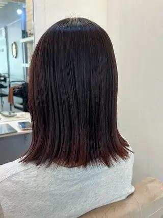 ミディアム カラー 🩵透明感/高発色 /難波/北原佑記🌸のヘアスタイル