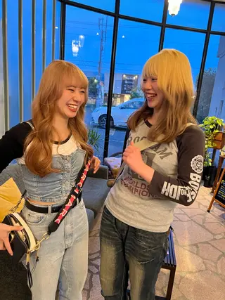 ロング カラー 只野 真衣のヘアスタイル