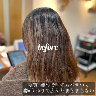 ミディアム 髪質改善✨自由が丘 札辻　拓未のヘアスタイル