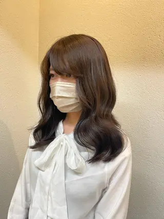 ロング カラー PUUR所属・🍒鈴木 エミリ🍒のヘアスタイル