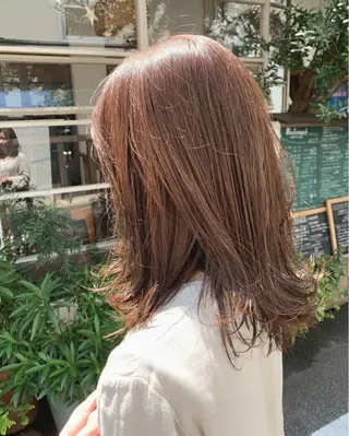 セミロング カラー LEB所属・下河 宗太のヘアスタイル