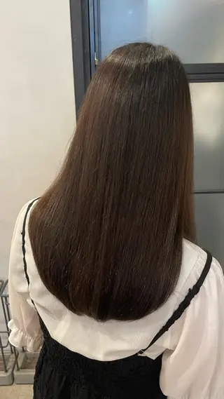 ロング メンズパーマ✨️/ 縮毛カラー🫧あきはのヘアスタイル